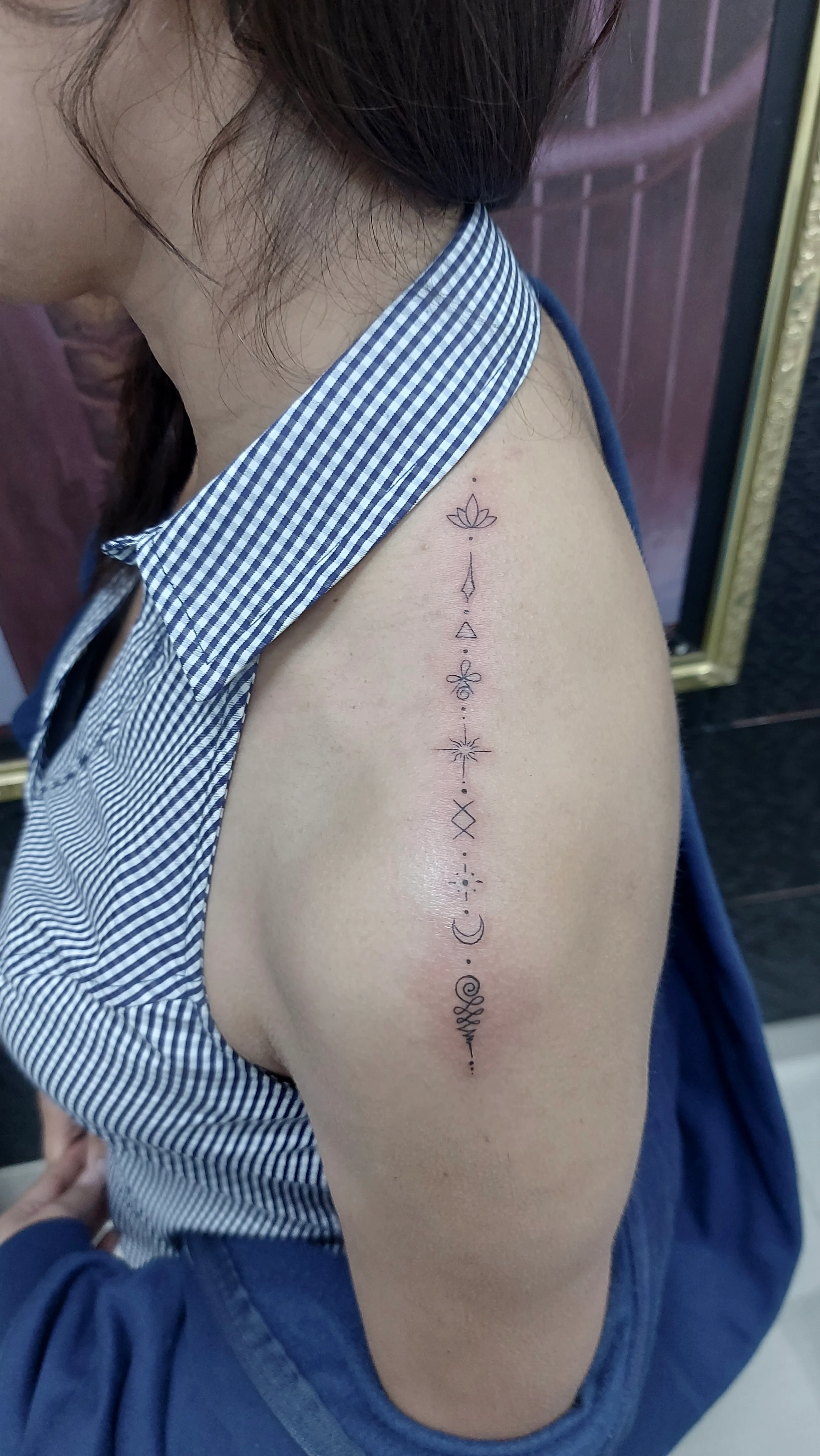 Tatuaje pequeño y fino en Huancayo