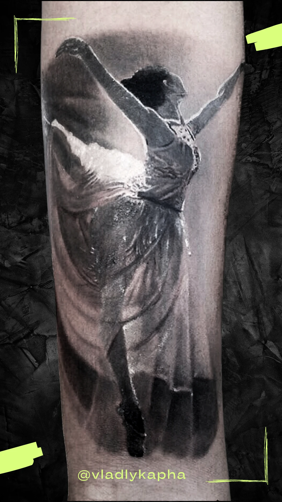 Realismo en piel negra y gris - Vlad Arts